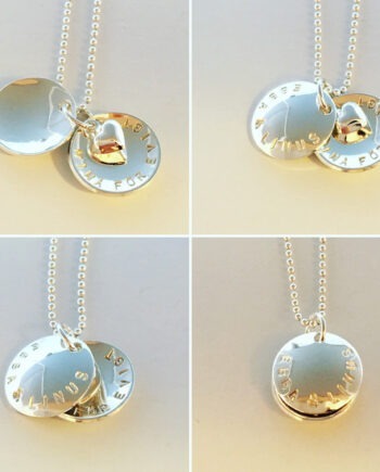 hjärterum namnhalsband