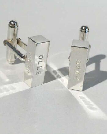 stav manschettknappar med namn