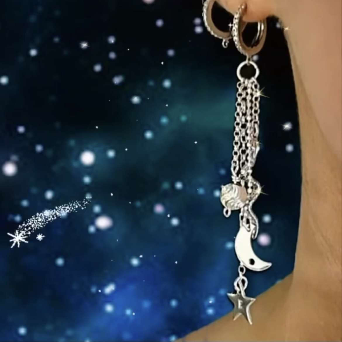 Universe örhänge