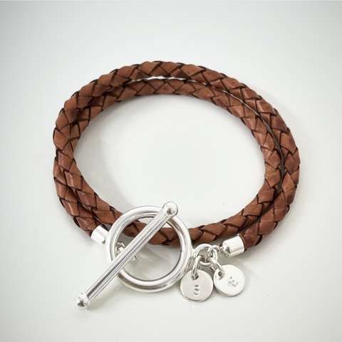 harmony läderarmband med namn